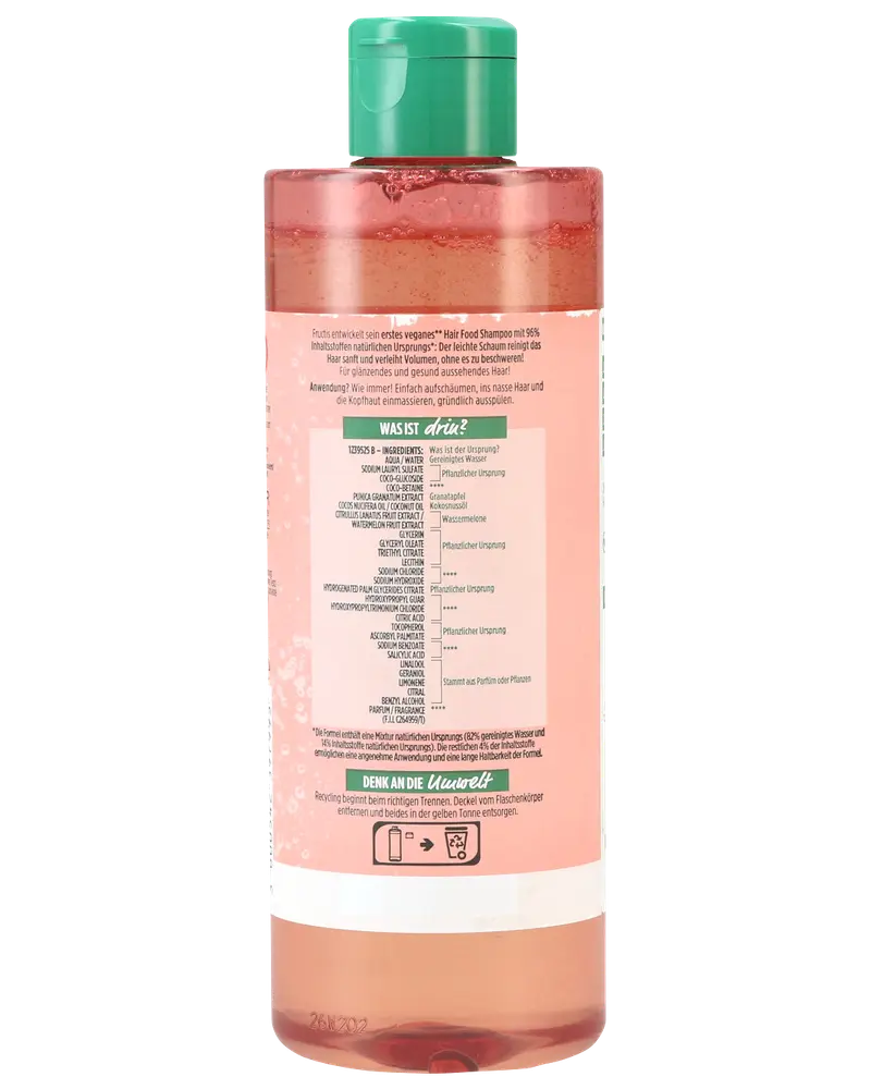 Garnier Fructis Shampoo 400 ml - watermelon