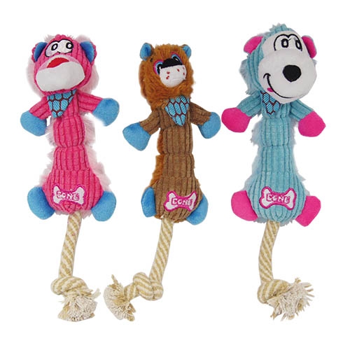 Pelúcia de leoa rosa com cordão