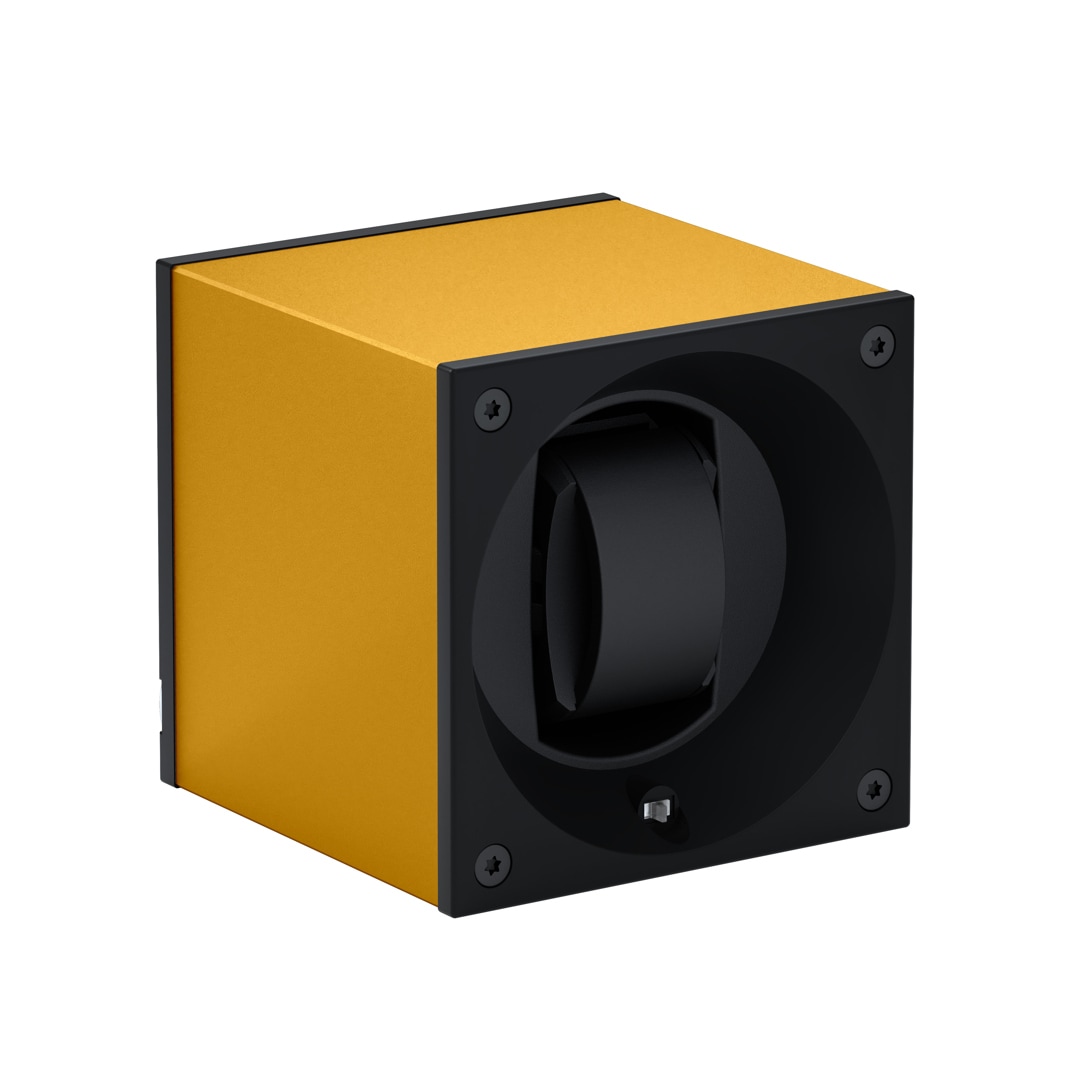 SwissKubik Masterbox Vergoldetes Aluminium  - 1 Uhr