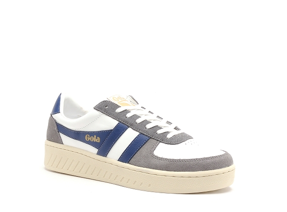 Gola basses homme grandslam quadrant cmb207 blanc