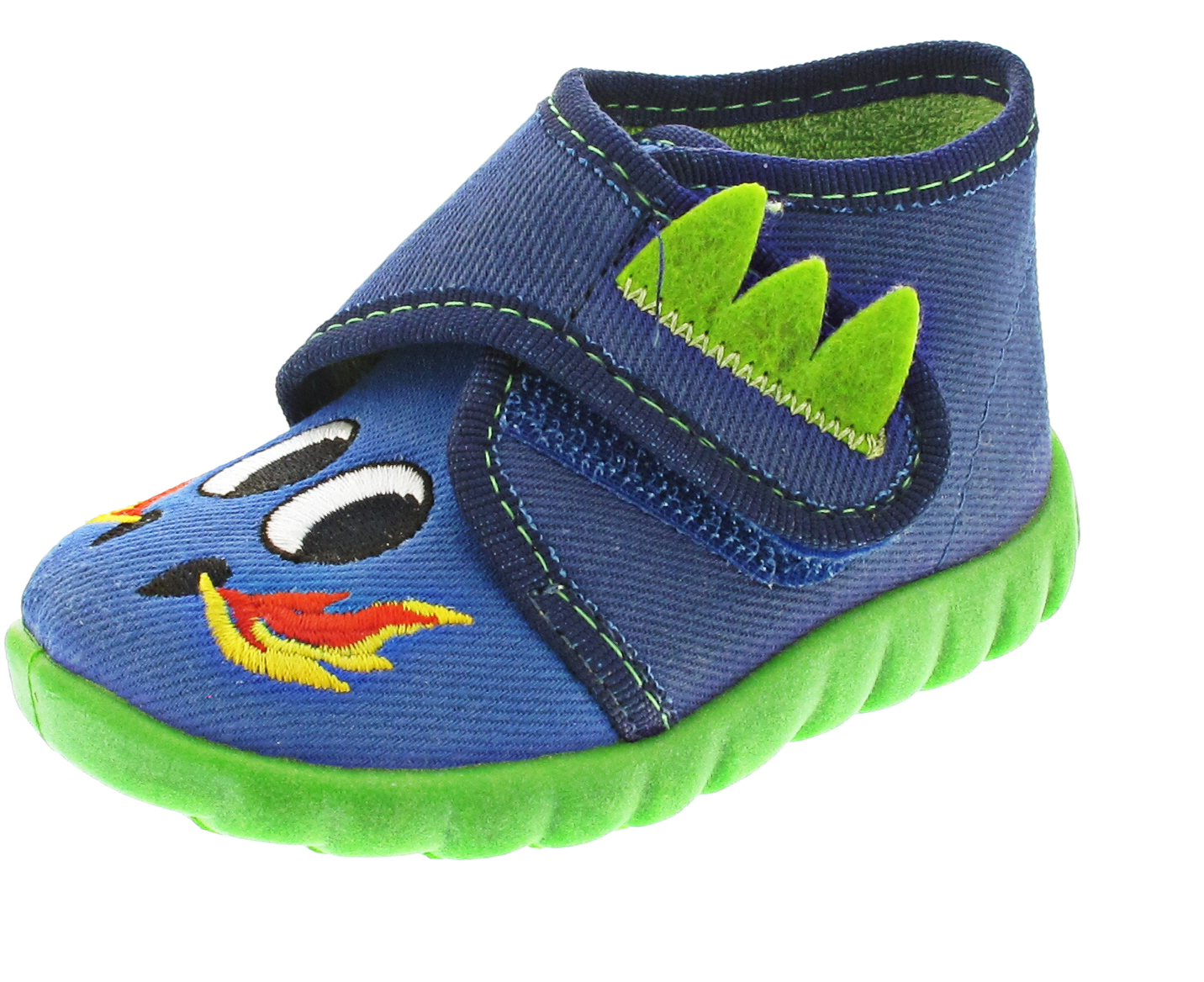 Fischer Markenschuhe Hausschuh blau
