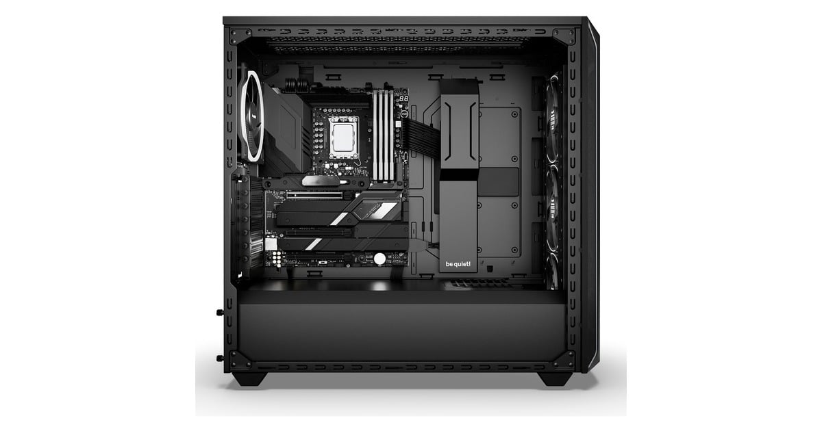 be quiet!SHADOW BASE 800 FX midi tower behuizing  (Zwart | 2x USB-A | 1x USB-C | RGB | Tempered Glass)