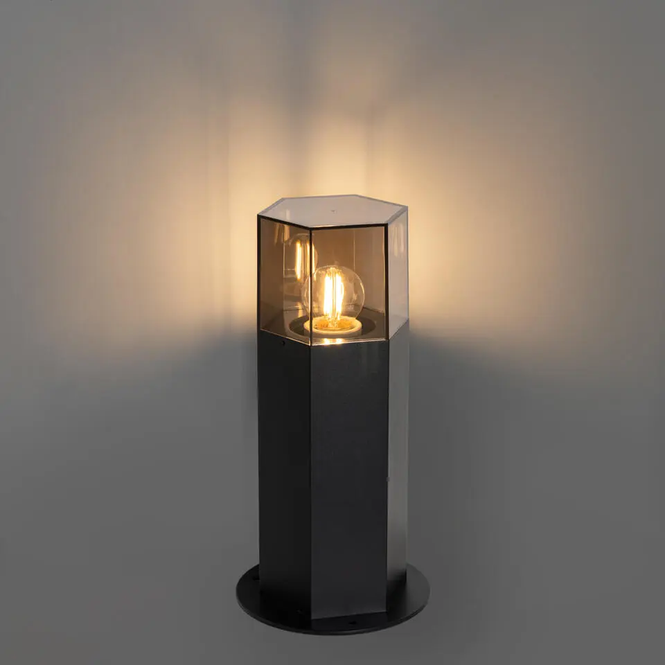 Qazqa staande buitenlampen denmark zwart e27