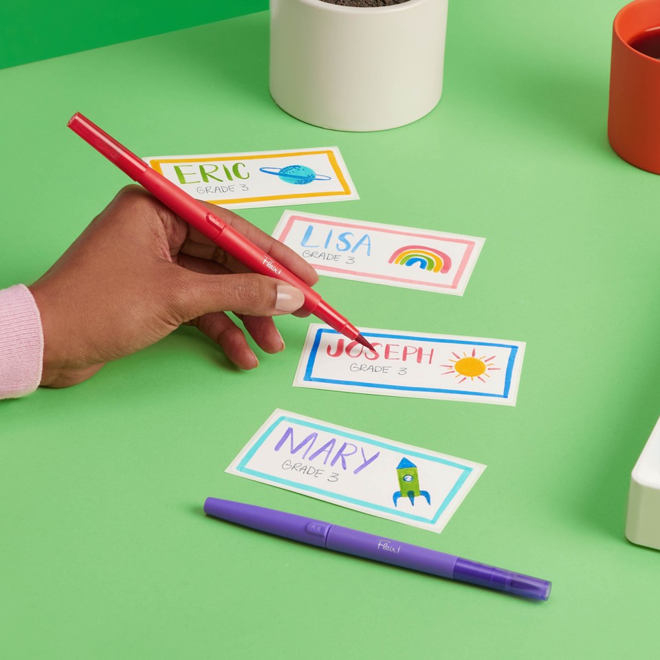 Paper Mate - Flair Dual felt tip pen 8-Blister (2199386)