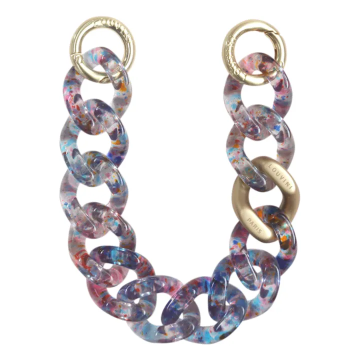 Louvini Bracelet chaîne Petit Zoé | Bleu chiné