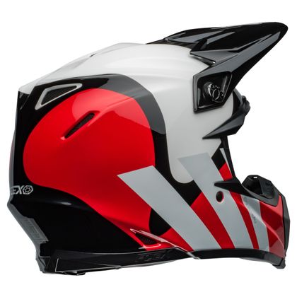 Casque cross Bell MOTO-9S FLEX HELLO COUSTEAU 2023 - Rouge