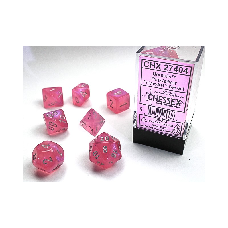 7 dés * borealis * ROSE