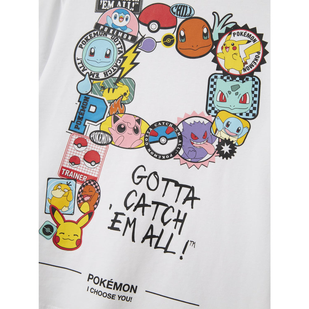 Køb Name It Bright White Nkmjeno Pokemon Nreg Ss Top Box Noos Sky