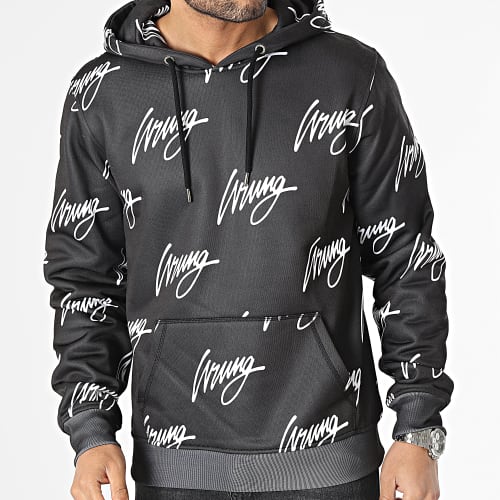 Sweat Capuche Sign Noir