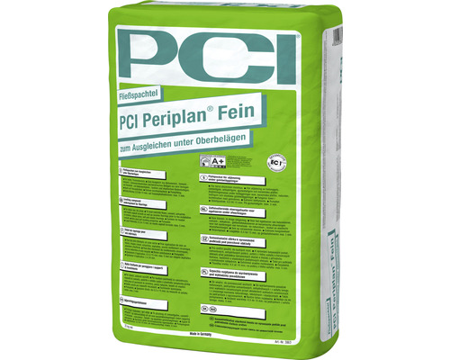 PCI Periplan® Fijne vloeibare egalisatiemassa voor het egaliseren onder vloerbedekkingen 25 kg