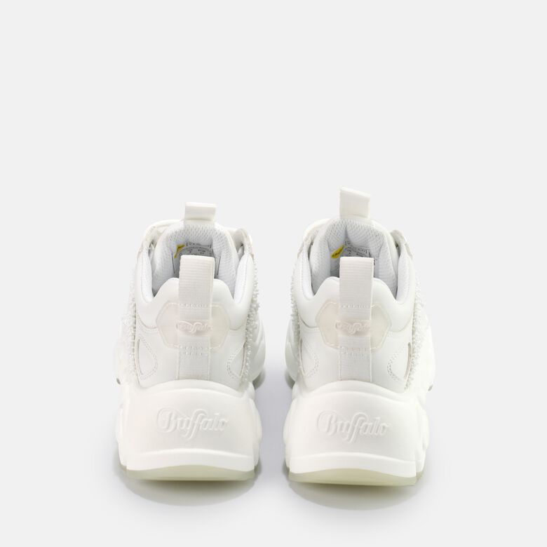 Binary Pearl baskets véganes, blanc