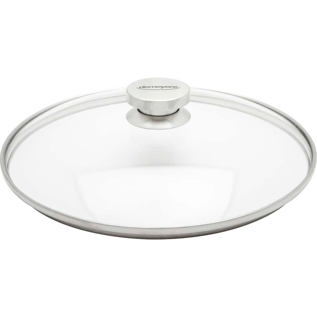 Specialties Lokk 18 cm Glass med Stålknopp