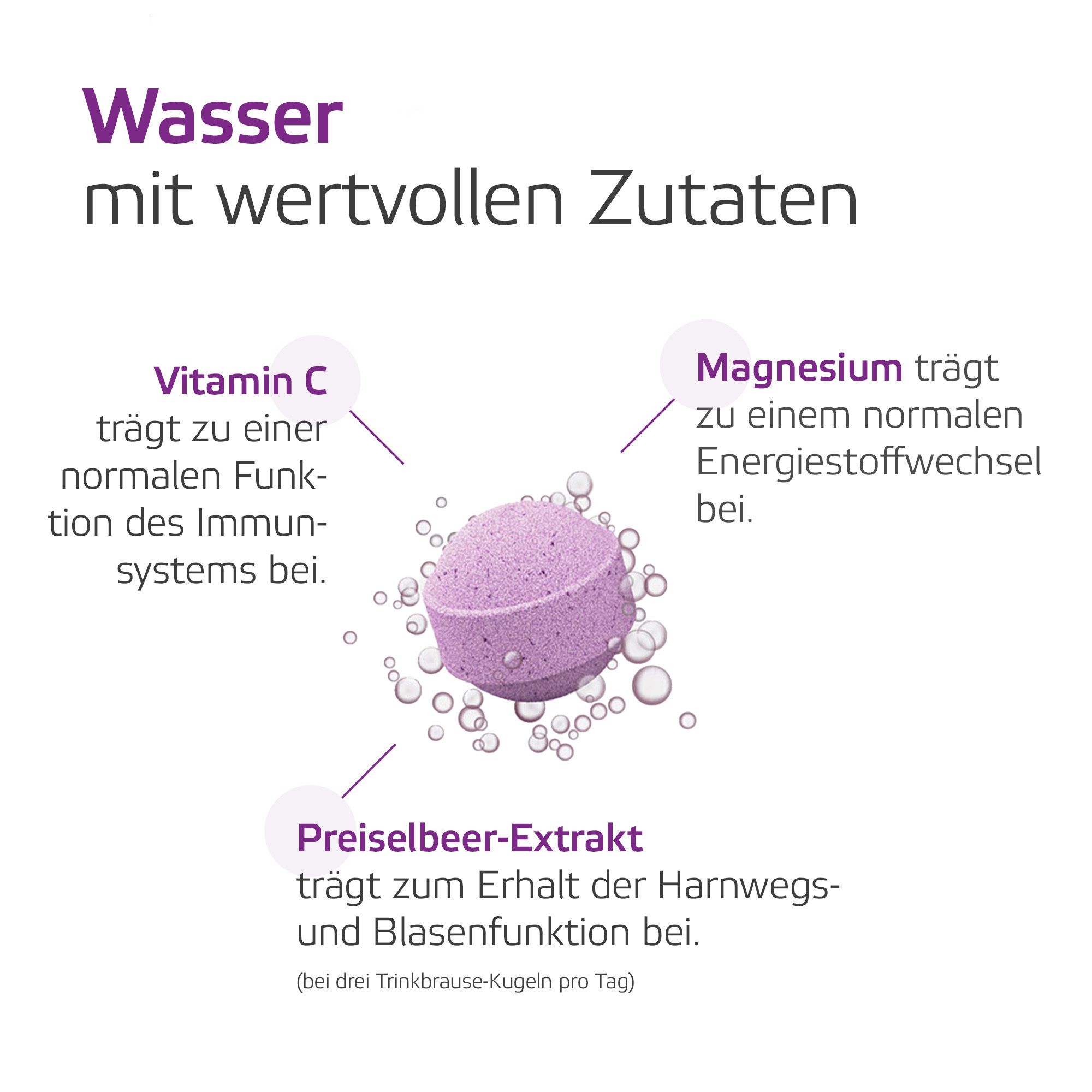 FEMAVIVA® Trinkbrause-Kugeln