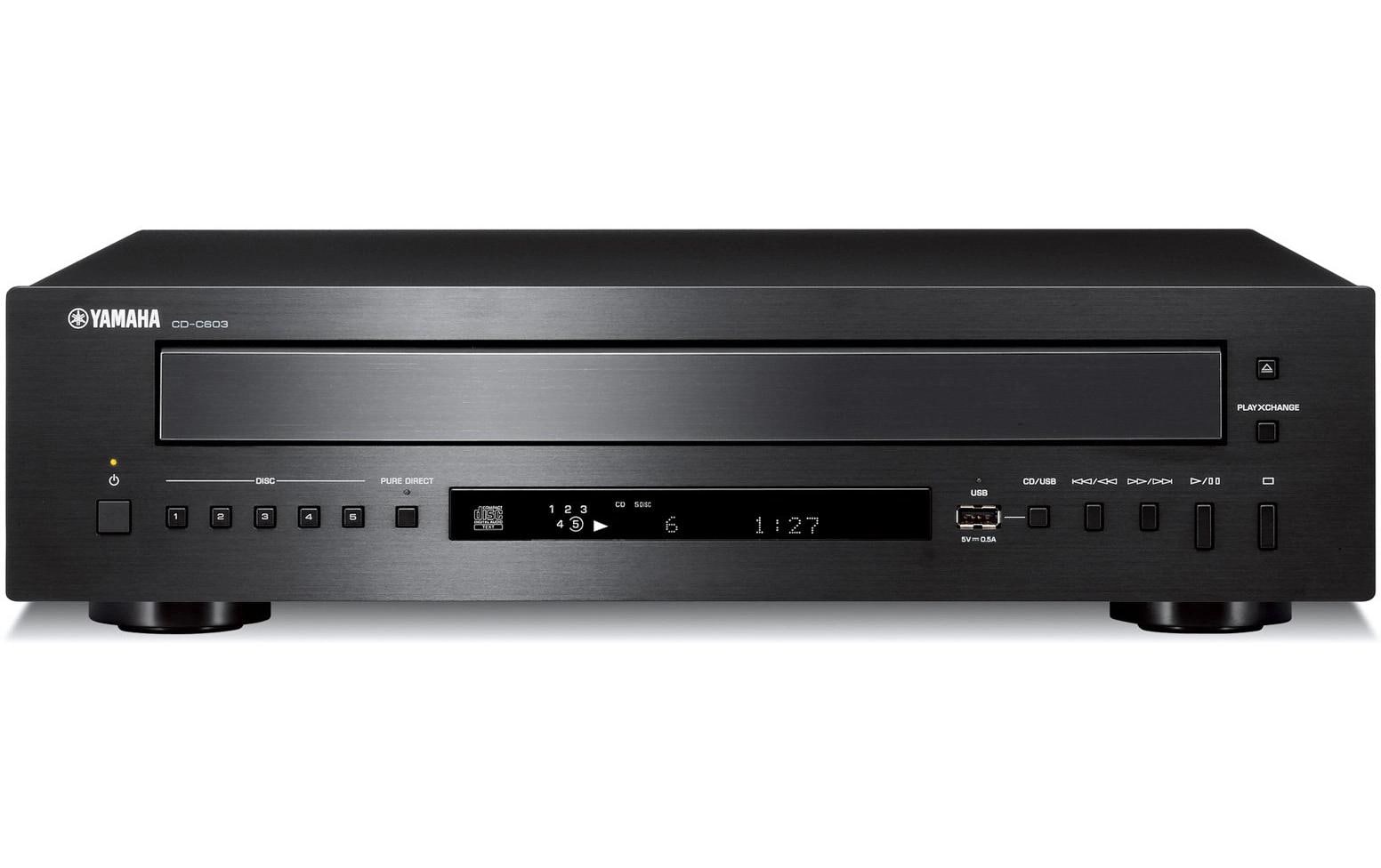 CD-Wechsler CD-C603 Schwarz<br>CD-Wechsler für 5 CDs mit Pure Direct-Funktion