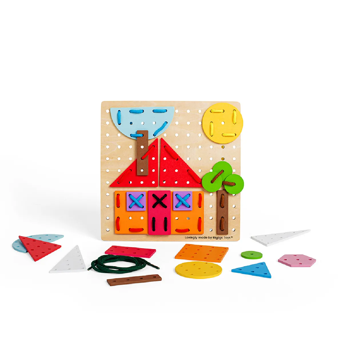 BIGJIGS TOYS Jouet Géométrique de Dentelle