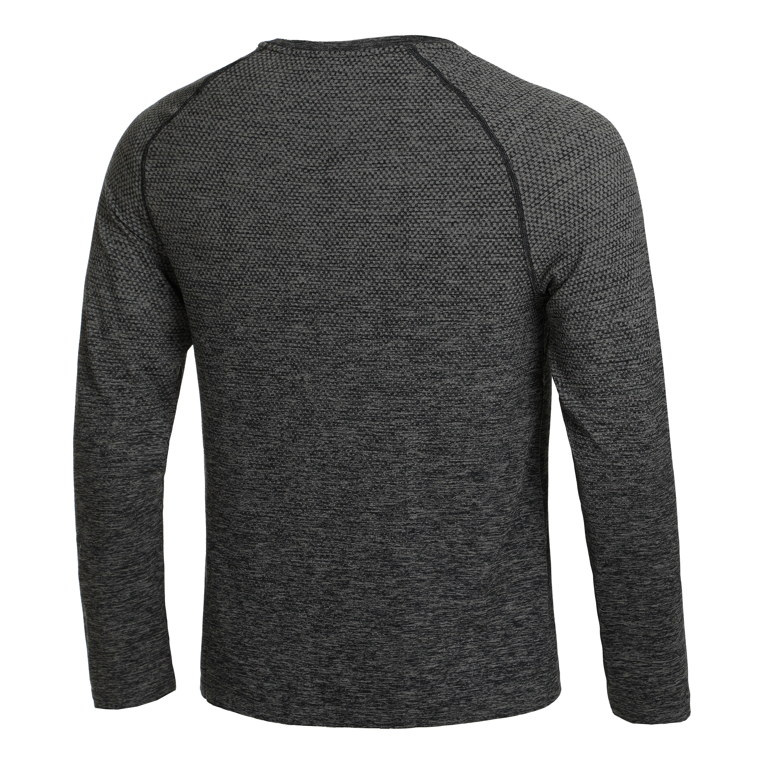 Odlo Crew Neck Essential Seamless Haut Manches Longues Hommes - Gris