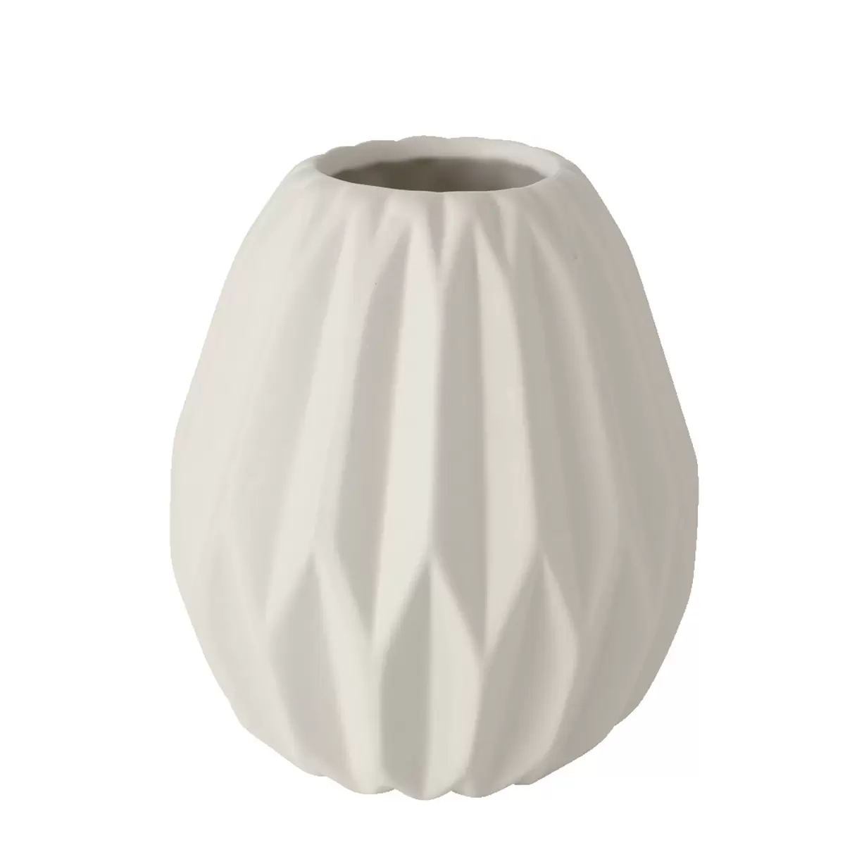 Vase Tampa beige,braun,weiss