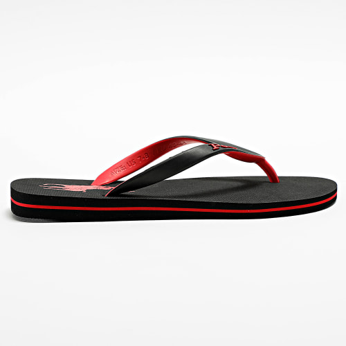 Tongs Bolt Poney Noir Rouge