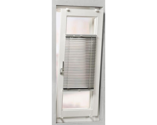 Soluna aluminium jaloezie met zijspanning, zilver, 70x130 cm