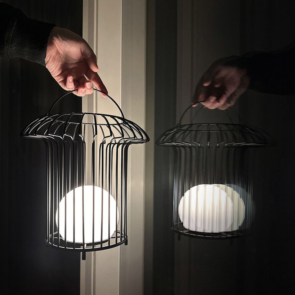 SOLCELLELAMPE DYBERG LARSEN BASKET SVART