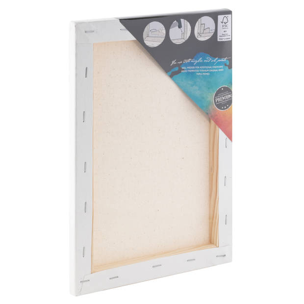 Canvas 21x29,7cm A4 100% katoen
