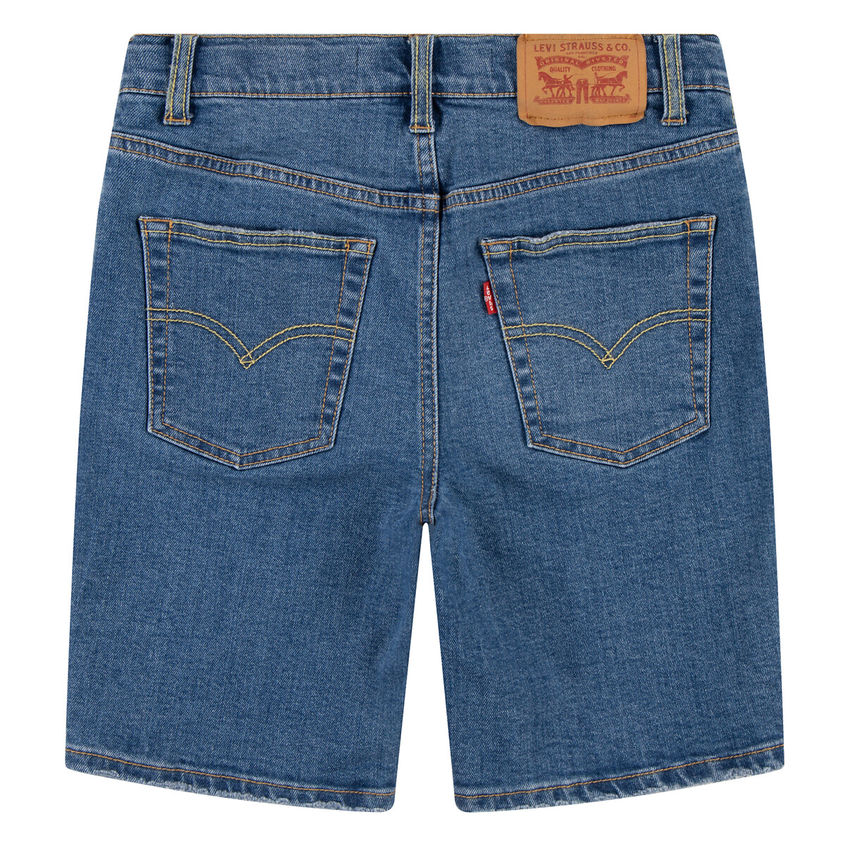 LEVI'S KIDS<br>Shorts jeans com corte 501