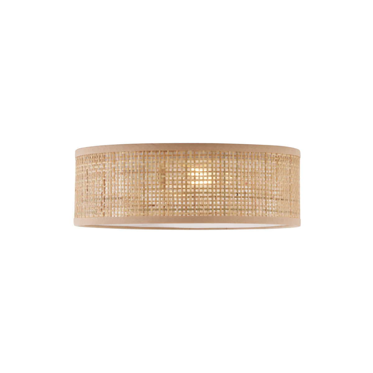 QAZQA Oosterse plafondlamp rotan 30cm - Trammy