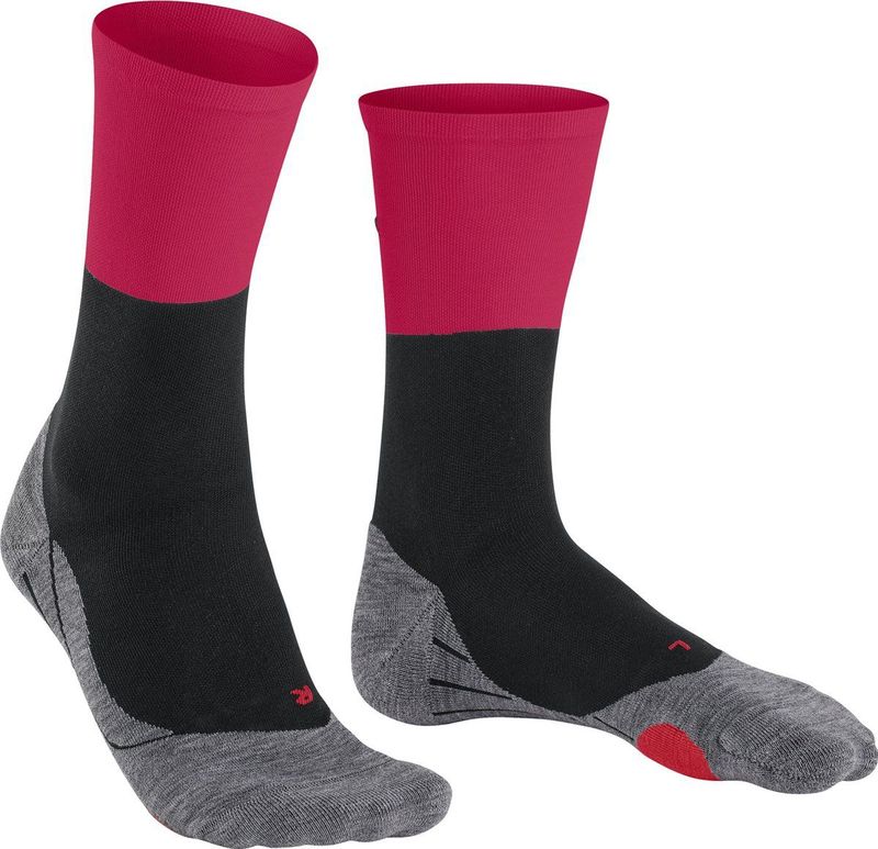 FALKE - BC Gravel - Fietssokken - Zwart - Katoen/kapokvezel, Unisex