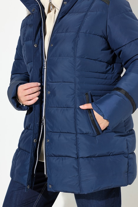 HYPRAR Funktions-Steppjacke, wasserabweisend, Kapuze