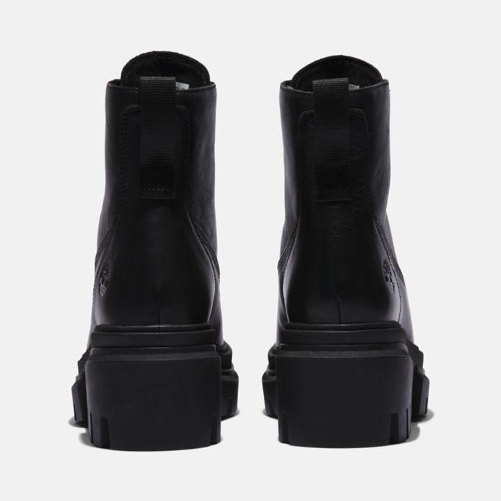 Bota feminina Everleigh de 15 cm (6 polegadas) na cor preta.
