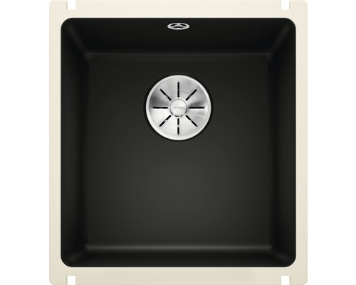 Blanco SUBLINE 375-U spoelbak, 414 x 456 mm, zwart, 523732