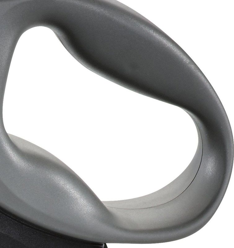 Flexi Giant Tape - Hondenriem - Zwart Geel - L - 8 meter - Actieve en Grote Honden