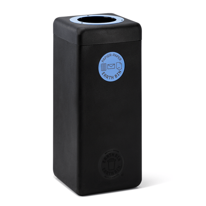Vepa Bins Afvalbak 60 liter EarthBin zwart blauw (VB097037)