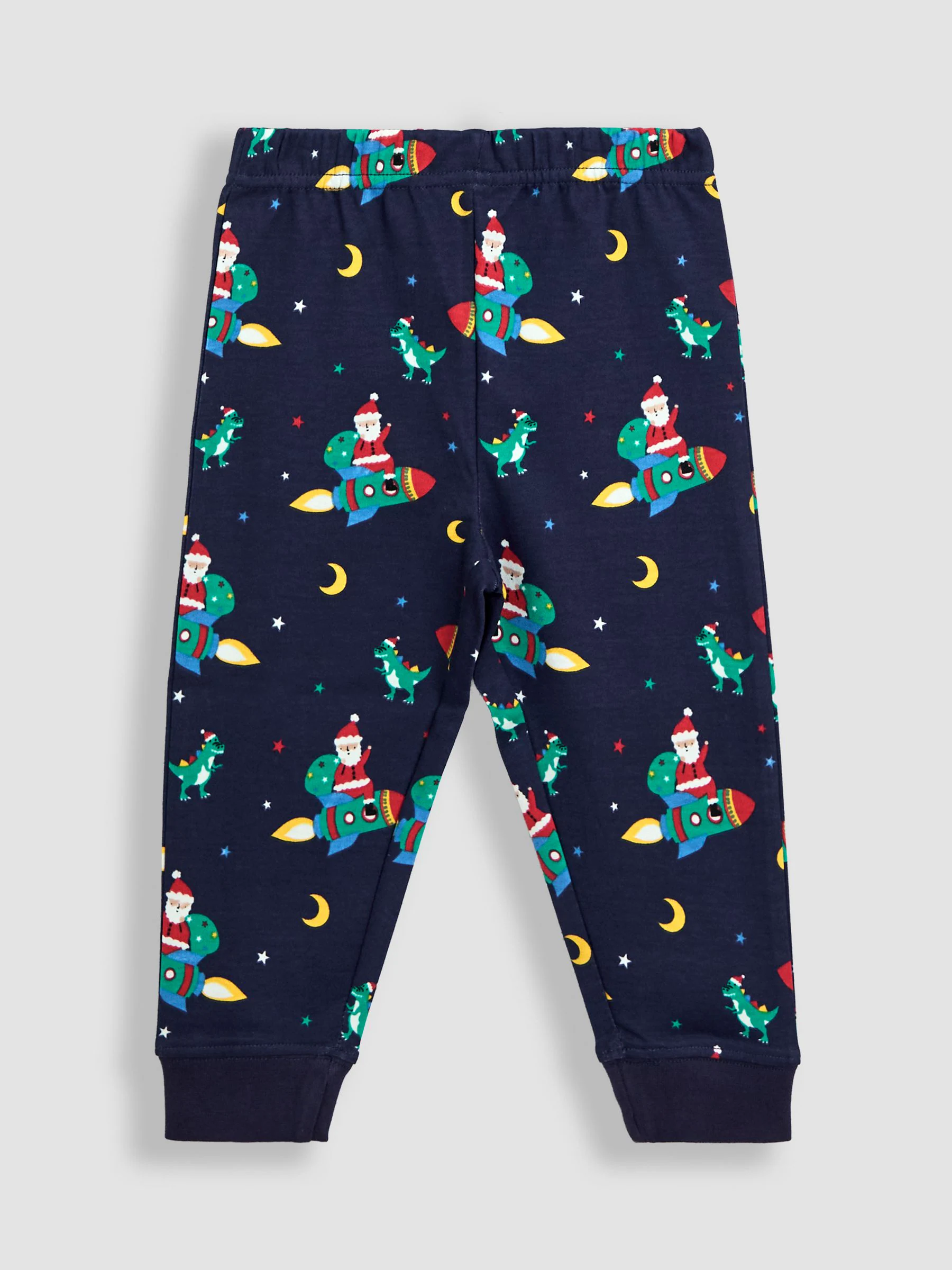 Marineblauw met ruimteprint - JoJo Maman Bébé Character Appliqué Pyjamas