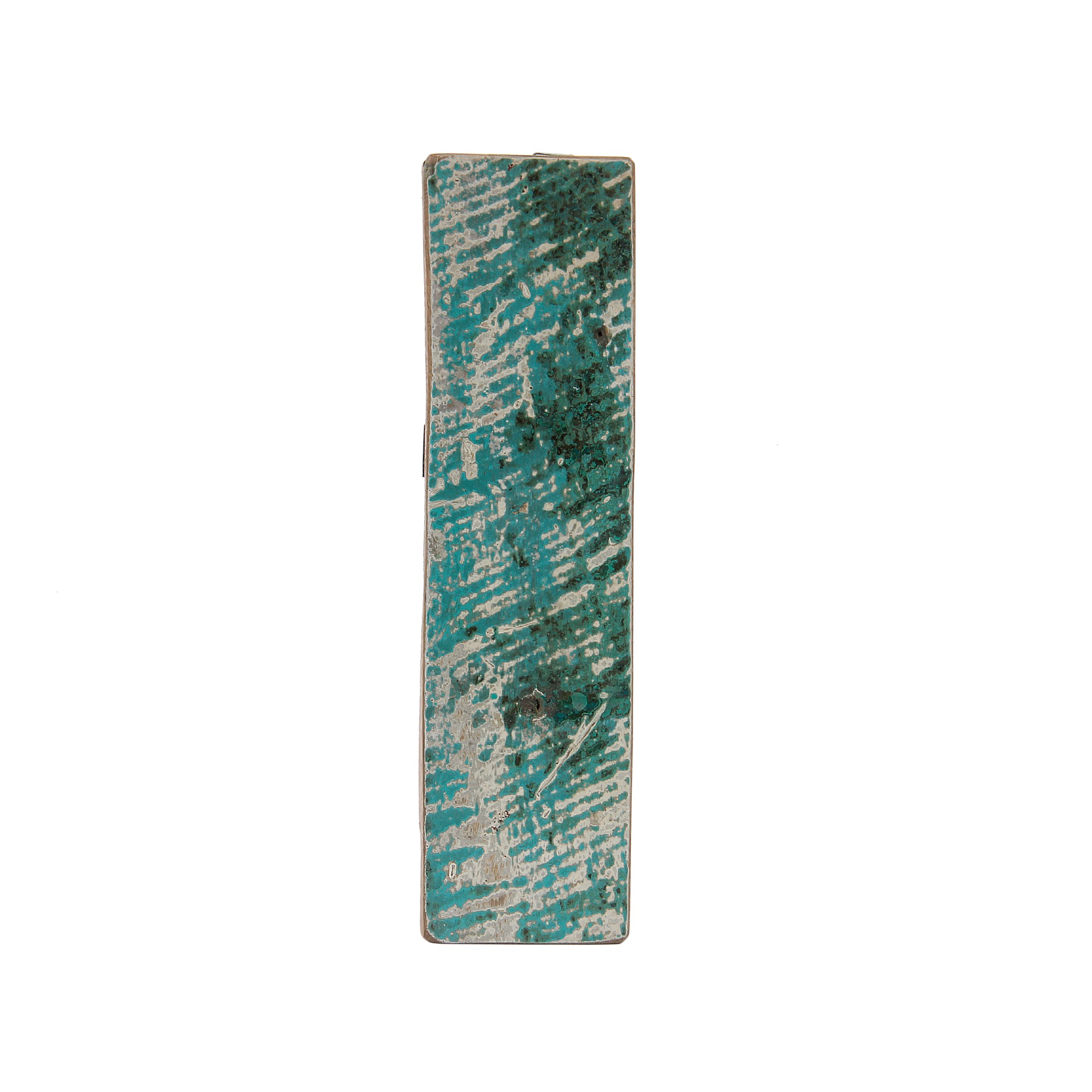 Holzbuchstabe 'I', mehrfarbig, T 2,5 cm, B 13 cm, H 19 cm von fischer's lagerhaus