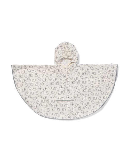 poncho pour enfant miffy  crème