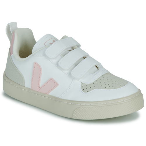Veja - SMALL V-10 - Blanc / Rose