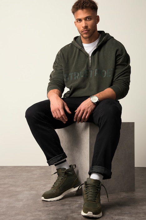 STHUGE Hoodiejacke, Sweat, Kapuze, Zipper, bis 8 XL