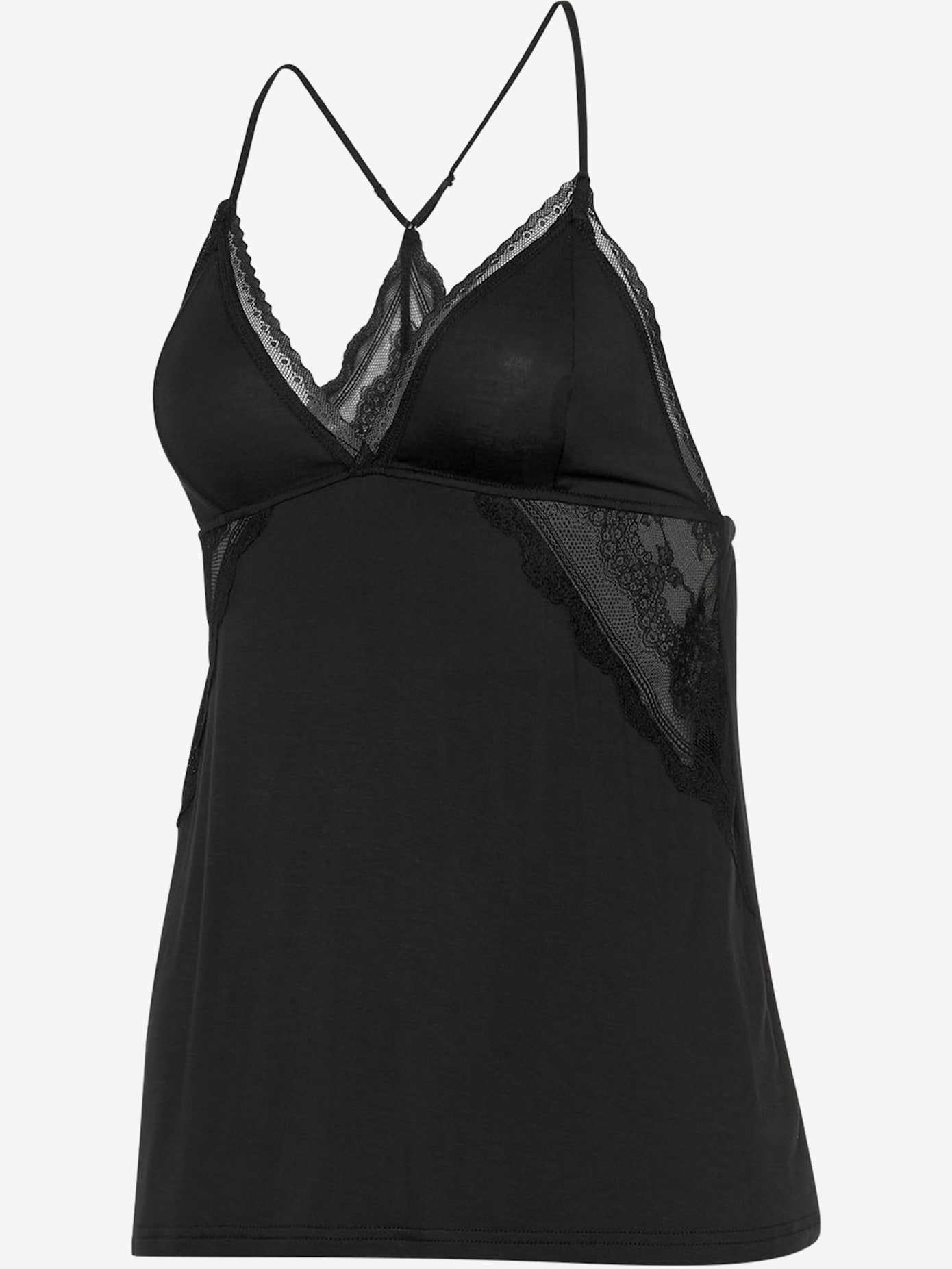 Haut babydoll haut pour dormir avec col v profond