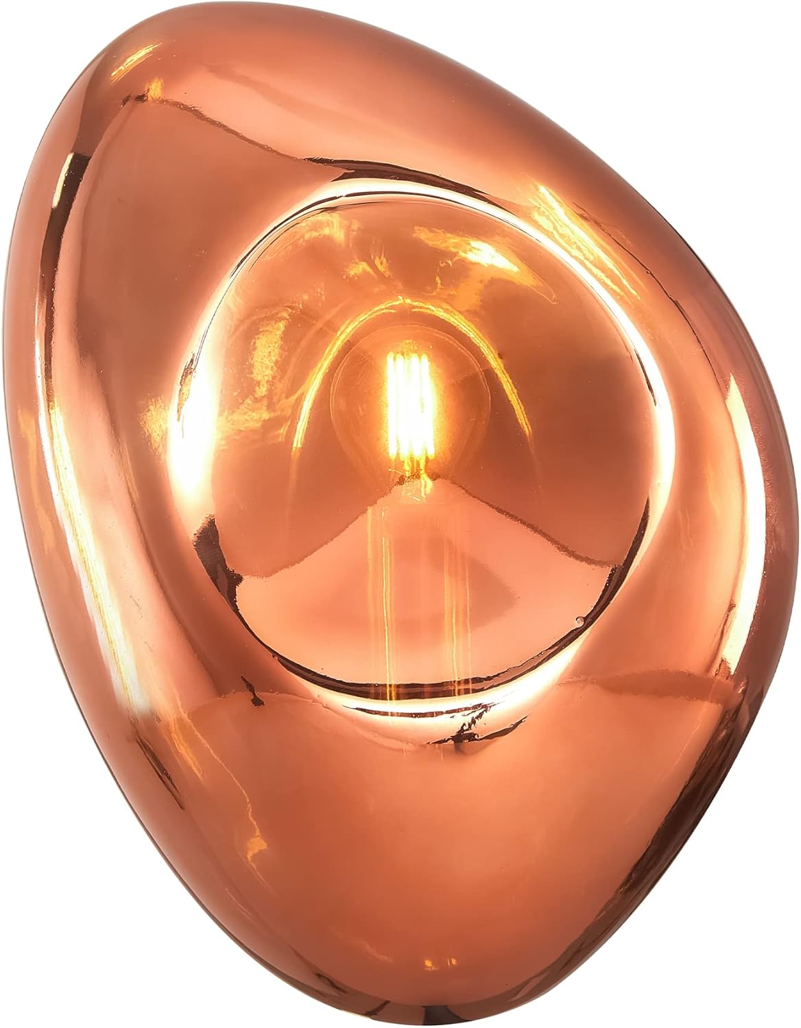 MAYTONI Mabell Wandleuchte innen – moderne Wandlampe – für LED Lampe E14 - Leuchte aus Metall - Wohnzimmerlampe, Schlafzimmerlampe, Flurlampe – Kupfer