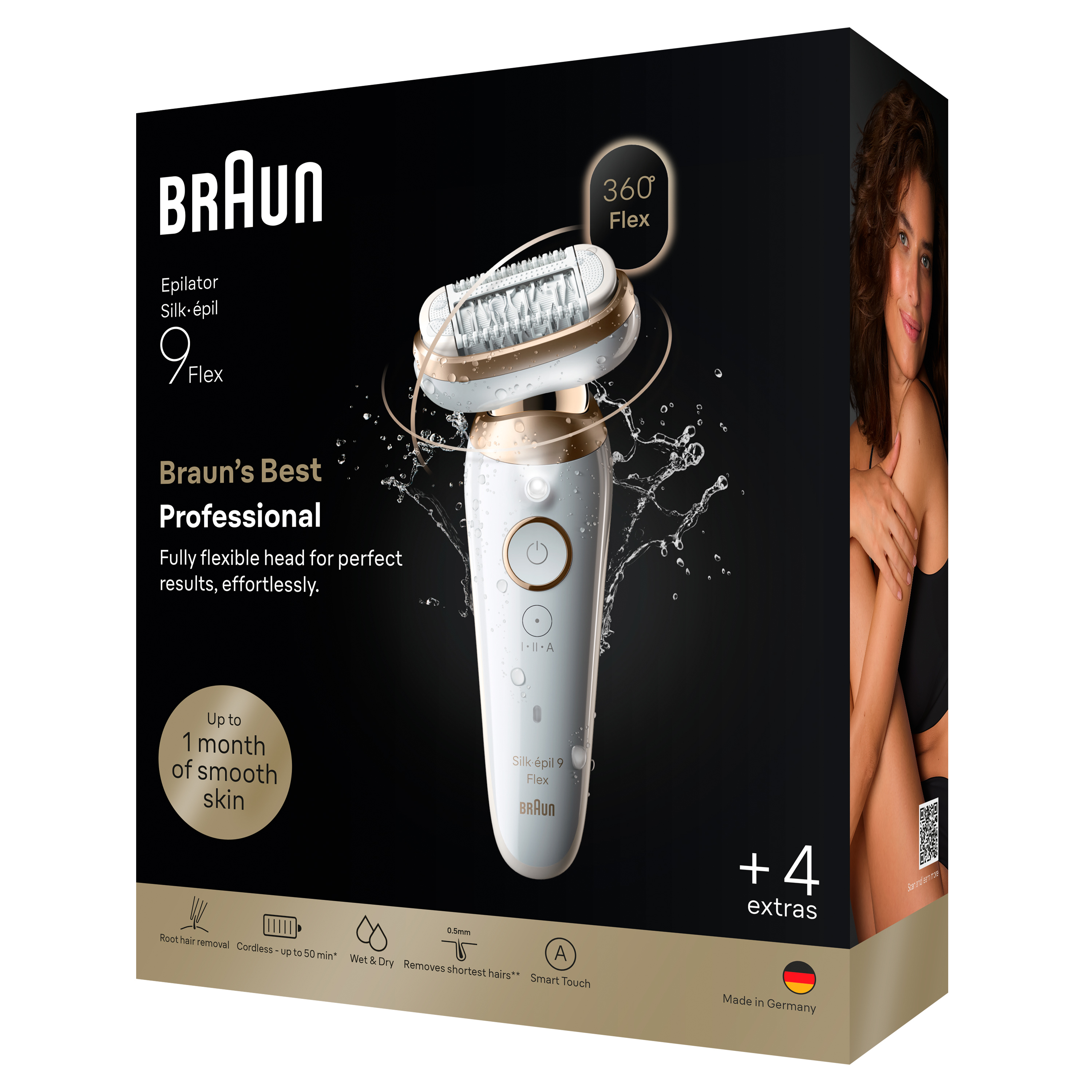 Braun Silk·épil 9 Flex 9-041 3D epilator Wet & Dry
