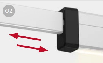 Fiamma Rafter LED Van Spannstange mit LED für Fiamma F40van, F43 und F45s
