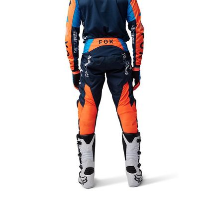 Pantalon cross Fox 180 SPEC 2025 - Bleu / Rouge