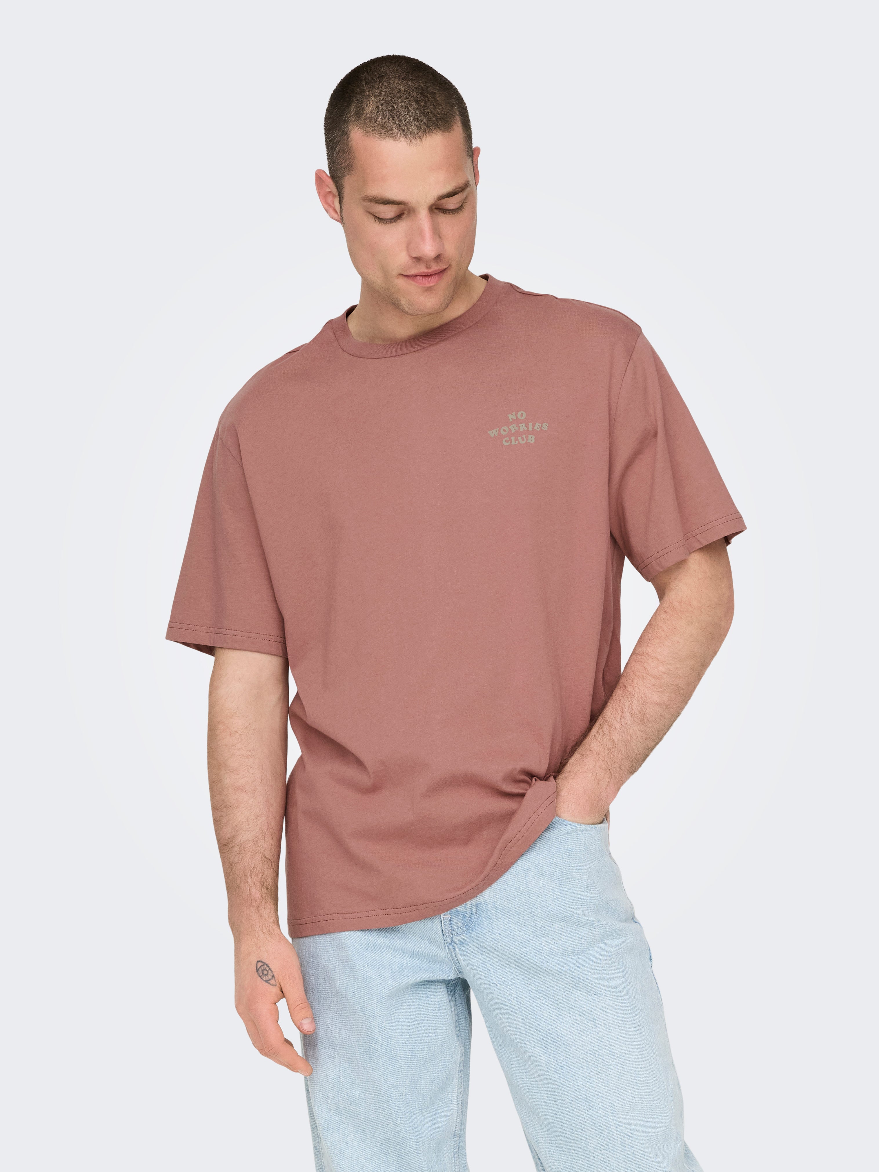 ONSMACE T-shirt Burlwood