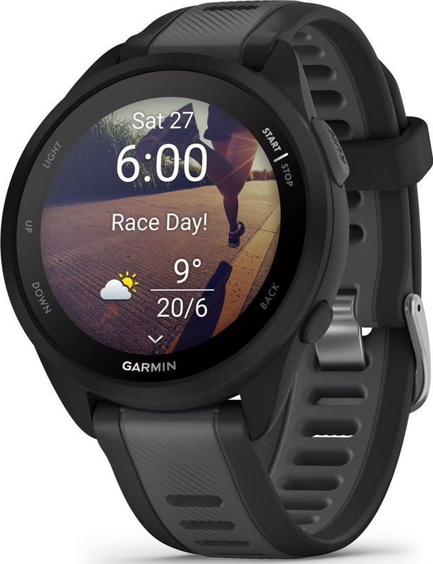Garmin Forerunner 165 - Hardloophorloge - Black-Slate Grey