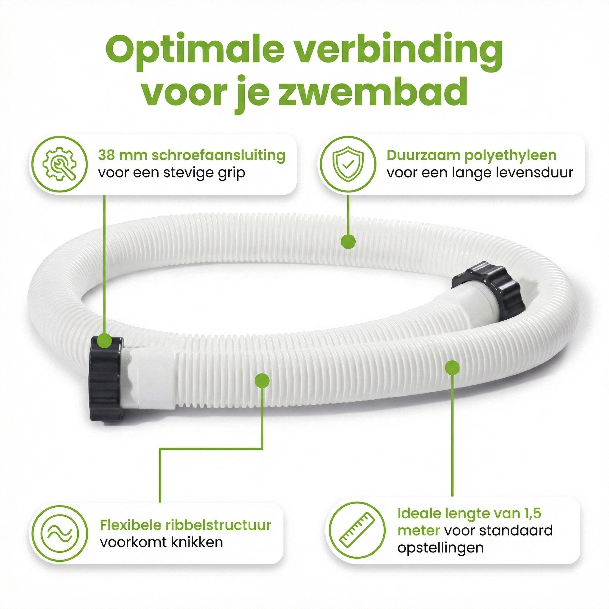 Intex 38 mm slang - 1,5 meter