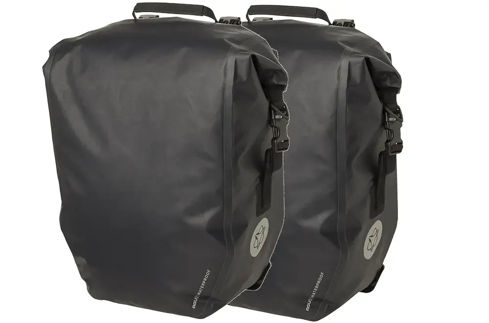 AGU Set Lightweight Single Shelter Click'nGo Large Fietstassenset Zwart