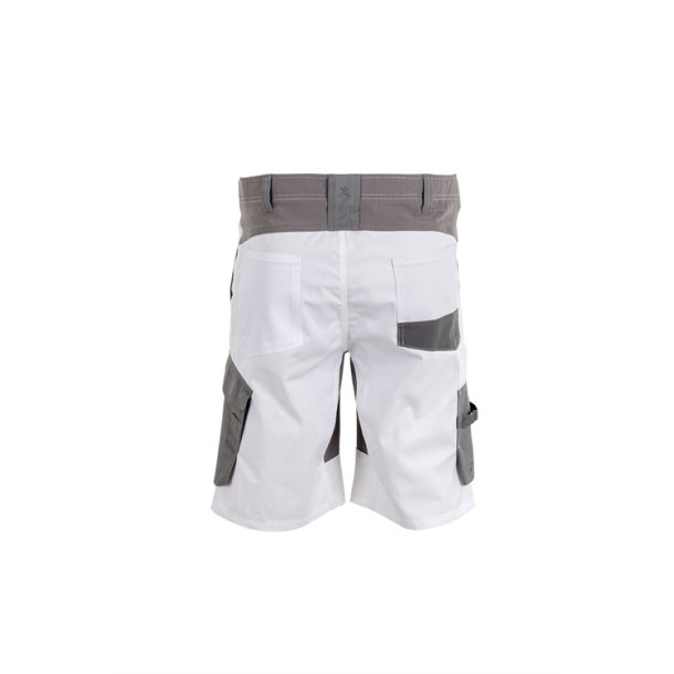 6458 Norit herre arbejdsshorts, hvid/zink
