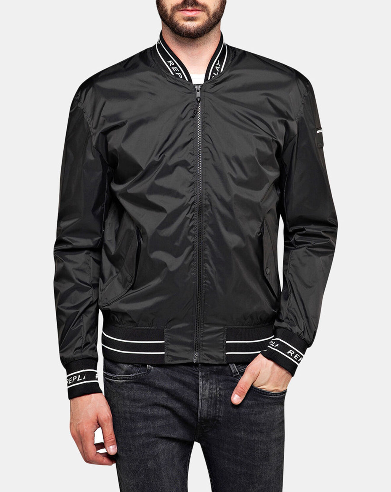 Replay Blouson ajusté noir