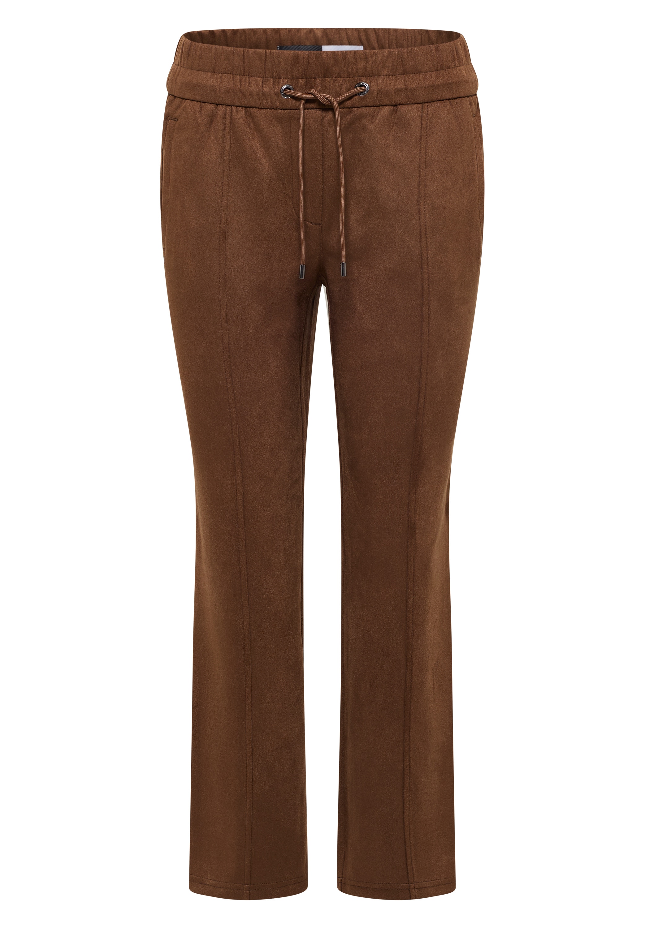 Cecil Stoffhose »Style Tracey«  Velours-Look, mit elastischem Bund und Tunnelzug